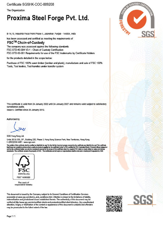 INHYD 011068 Certificate