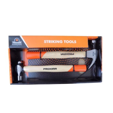 Claw Hammer & Ball Pein Hammer 2 Pcs Set